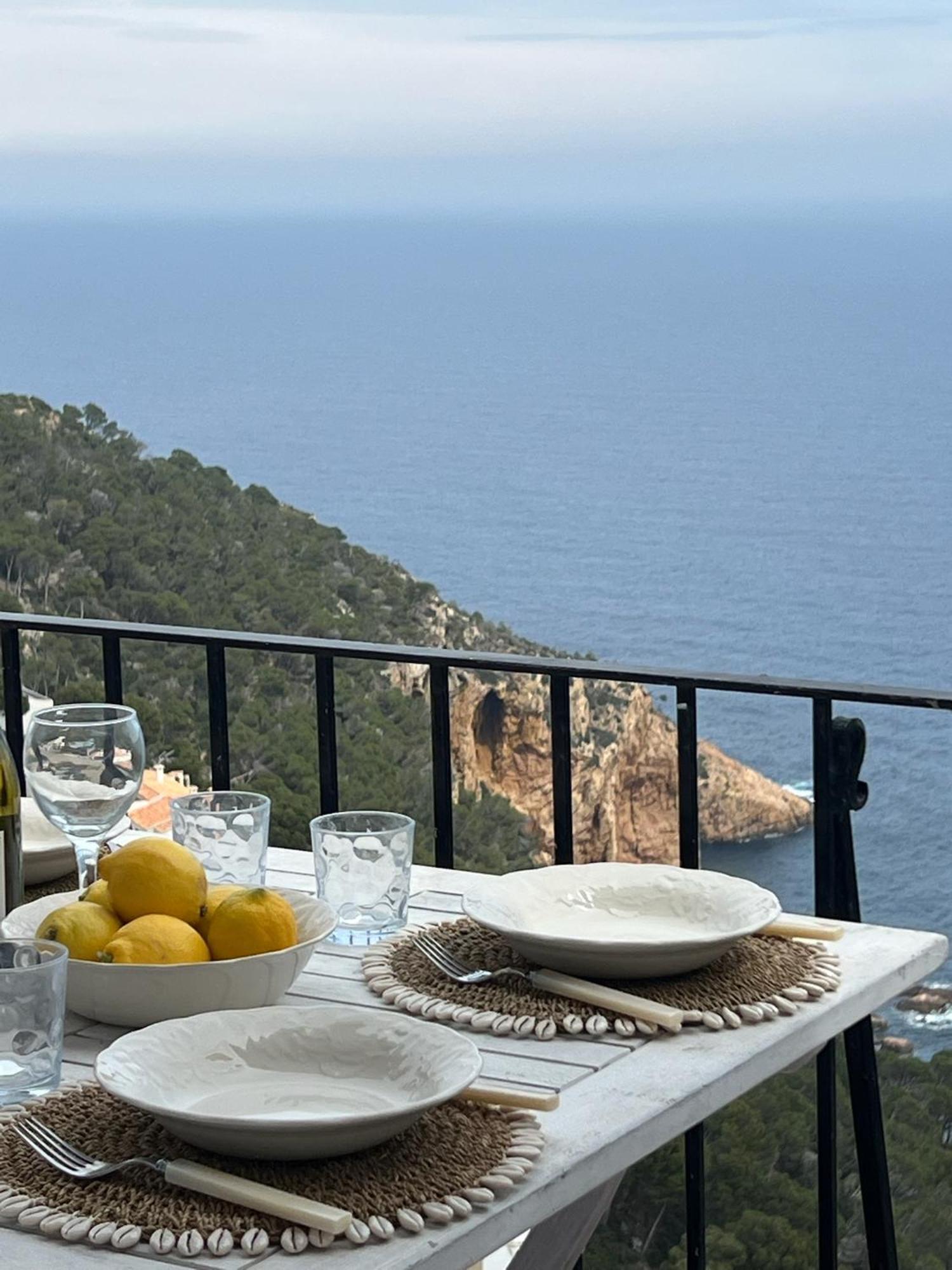 Casa Blanca De Begur Con Vistas Al Mar Y Piscina Villa Exterior photo